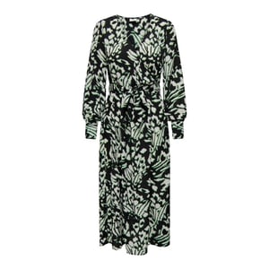 Jacqueline de Yong Jdylesley ls midi wrap dress wvn dessin