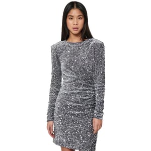 Norr Milan dress silver -