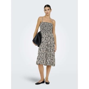 Only Onlzelina life smock 3in1 dress skirt wv pumice st