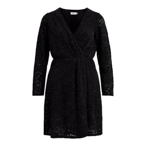 Vila Vibeaut lace v-neck ls dresssu -