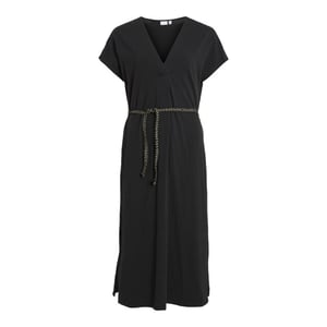 Vila Viverano o-neck sl braid midi dress -