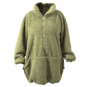 Unique Living hoodie willow tea green -70x87cm