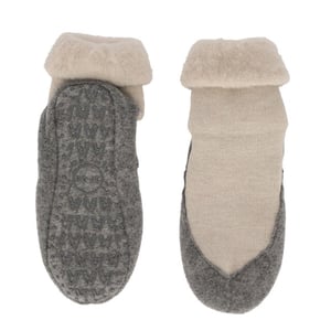 Apollo Dames / heren pantoffels slofsok antislip wol
