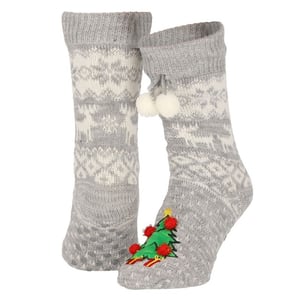Apollo Dames kerstsokken met antislip