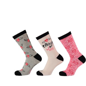 Apollo Dames sokken hartjes valentijn giftbox cadeau