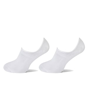 Basset Dames/heren bamboe sokken invisible footie 2-pack