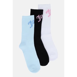 Juicy Couture Manon 3 pack socks with logo