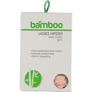 Apollo Dames hipster rood / roze bamboe 2-pack