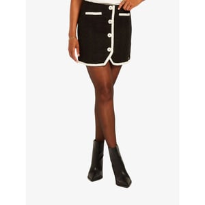 Josh V Dames rok noreen boucle zwart