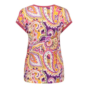 Geisha T-shirt aop fancy rib dessin