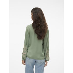 Vero Moda Vmnora ls top wvn olijf
