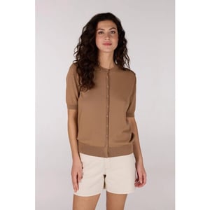 Jansen Amsterdam Fifi vest k 298 tobacco