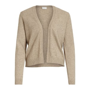 Vila Viril short ls knit carcigan-noos zand