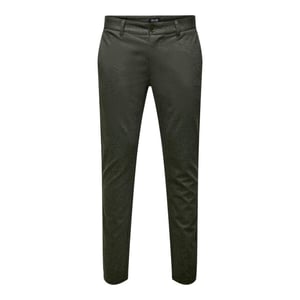 Only & Sons Onsmark tap herringbone 2911 pant n olijf