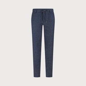 Blue Industry De chino met ruitmotief |