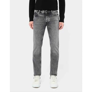 Neuw Lou slim straight organic washed black 34739