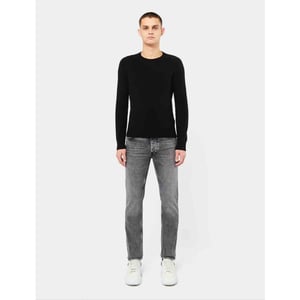 Neuw Lou slim straight organic washed black 34739
