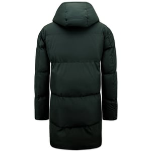 Local Fanatic Lange puffer winterjas met capuchon 3361