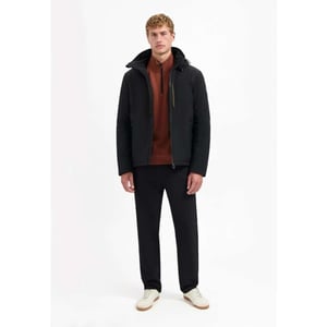 No Excess Jacket short fit hooded softshell s black