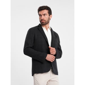 Ombre Blazer heren zwart melange blzb 0119