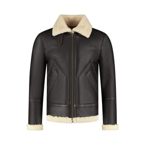 Cycas D'or Hunter shearling chocolate bruin lammy coat chocolade bruin