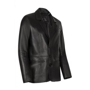 Cycas D'or Leren blazer colbert heren