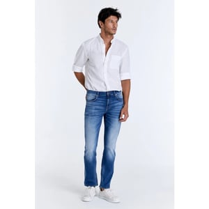 Cup of Joe Lance heren straight-fit jeans medium blue