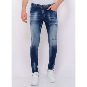Local Fanatic Blue stone washed jeans slim fit