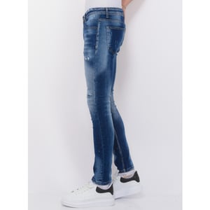 Local Fanatic Blue stone washed jeans slim fit