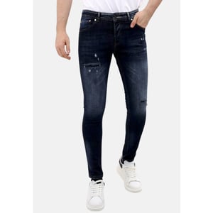 Mario Morato Jeans slim fit stretch met scheuren mm