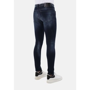 Mario Morato Stretch jeans slim fit met scheuren mm