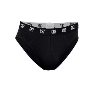 CR7 Heren slip 3-pack effen zwart/wit/grijs
