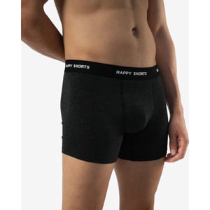 Happy Shorts Boxershorts heren multipack 6-pack grijs / gestreept