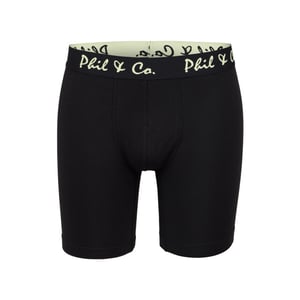 Phil & Co Boxershorts heren met lange pijpen boxer briefs 4-pack geel / beige