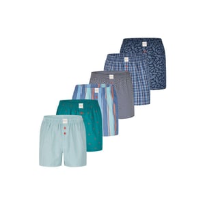 Phil & Co Wijde boxershorts heren 6-pack pack d505
