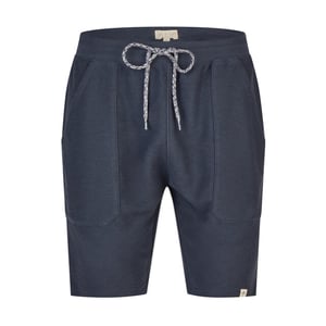 Phil & Co Heren korte pyjama lounge set shortama lichtblauw/donkerblauw