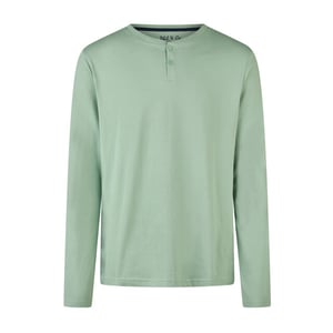 Phil & Co Heren pyjama set lang groen/blauw
