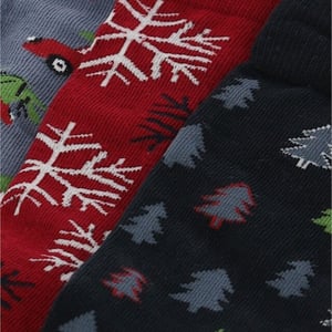 Apollo Heren kerstsokken giftbox 3-pack