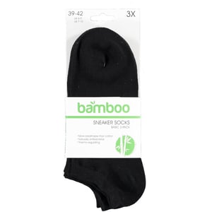 Apollo Sneakersokken bamboe 3-paar heren / dames