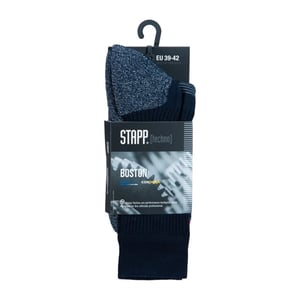 Stapp Techno unisex boston all season werksokken 27410 donker 1-paar