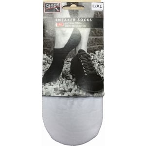 Steps 5 pack - sneaker sokken dames sneaker sokken heren footies -