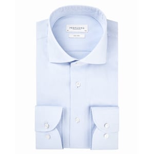 Profuomo Slim fit overhemd extra met lange mouwen