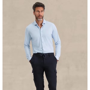 Blue Industry Lounge jersey overhemd |