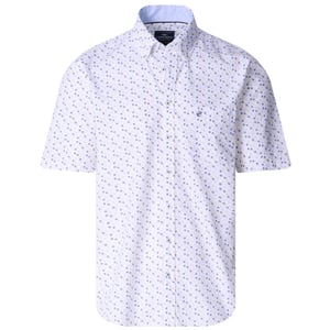 Campbell Casual overhemd met korte mouwen