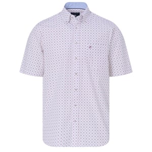 Campbell Casual overhemd met korte mouwen