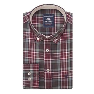 Campbell Casual overhemd met lange mouwen