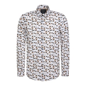Gabbiano Heren overhemd 333518 101 white