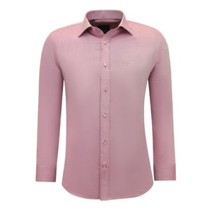 Gentile Bellini Zakelijke effen oxfordslim fit fuchsia