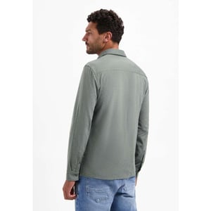 No Excess Shirt jersey melange stretch dark steel
