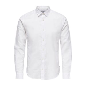 Only & Sons Onscaiden life ls solid linen shirt